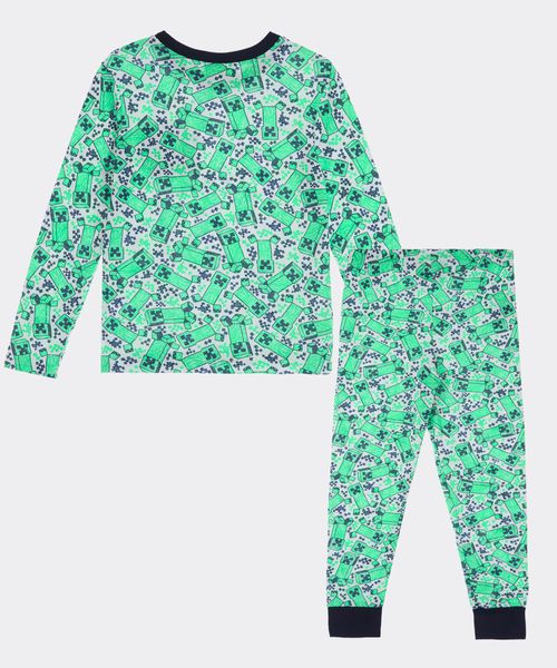 Set Pijama Pantalón y Playera Minecraft de  Niño Infantil
