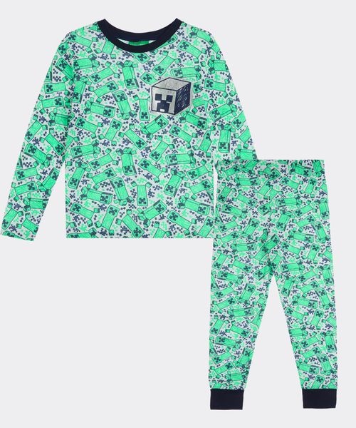 Set Pijama Pantalón y Playera Minecraft de  Niño Infantil