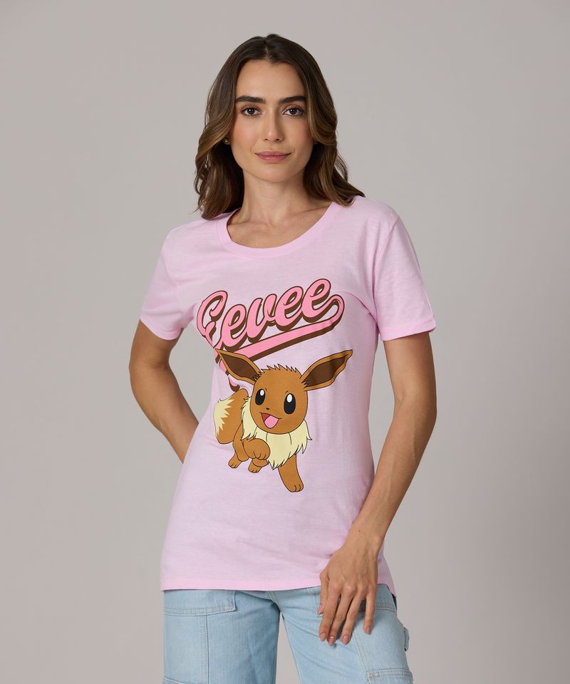 Playera de Licencia Pokemon de  Dama
