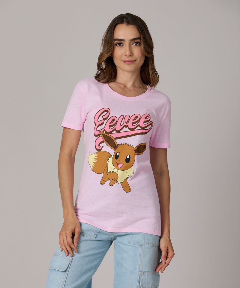 Playera de Licencia Pokemon de  Dama