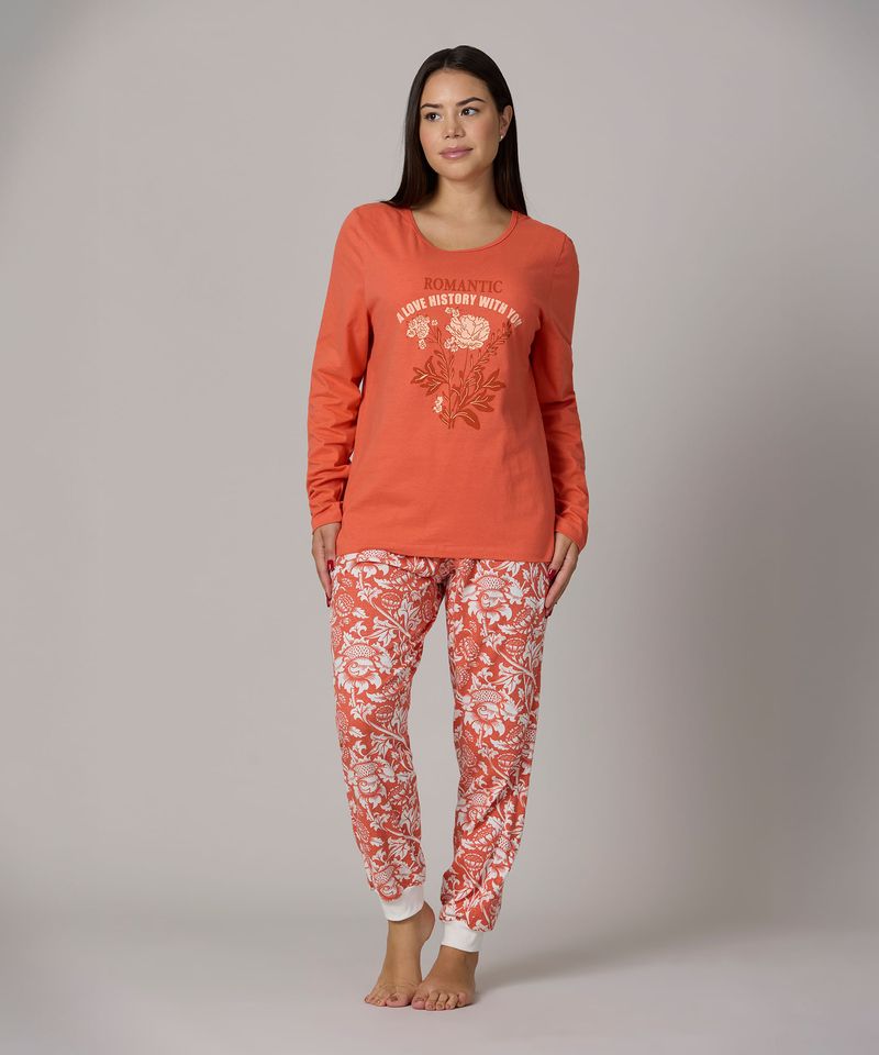 Set Pijama Pantalón y Playera  de  Dama