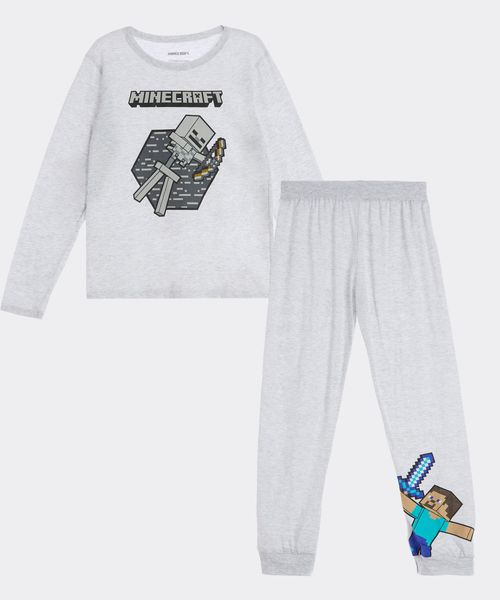 Set Pijama Pantalón y Playera Minecraft de  Niño Infantil