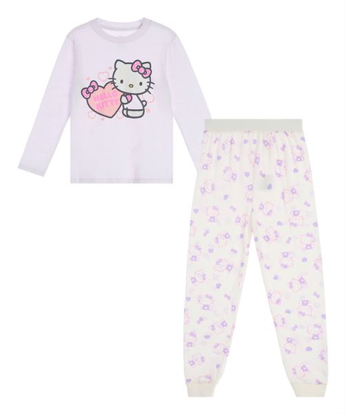 Set Pijama Pantalón y Playera Hello Kitty de  Beba Años