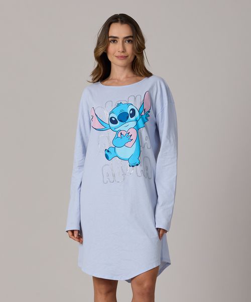 Camisón Manga Larga Stitch de  Dama