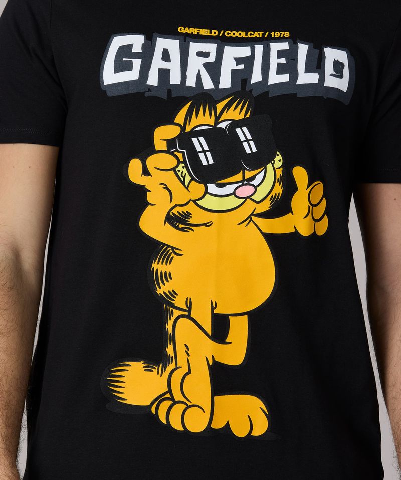 Playera de Licencia Garfield de  Caballero