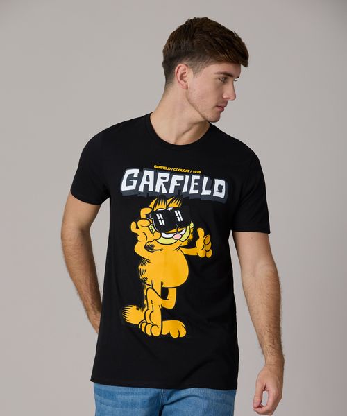 Playera de Licencia Garfield de  Caballero