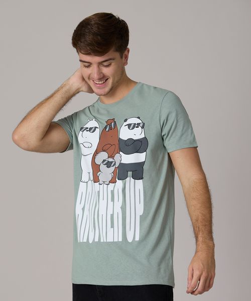 Playera de Licencia We Bare Bears de  Caballero