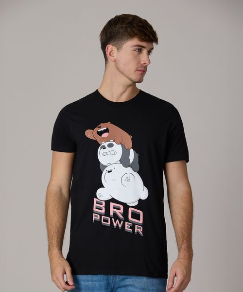 Playera de Licencia We Bare Bears de  Caballero