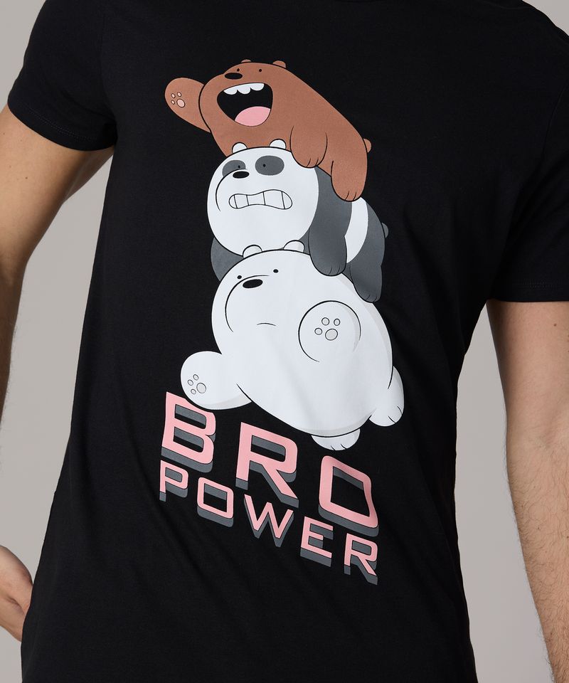 Playera de Licencia We Bare Bears de  Caballero