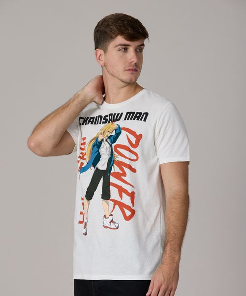 Playera de Licencia Chainsaw Man de  Caballero