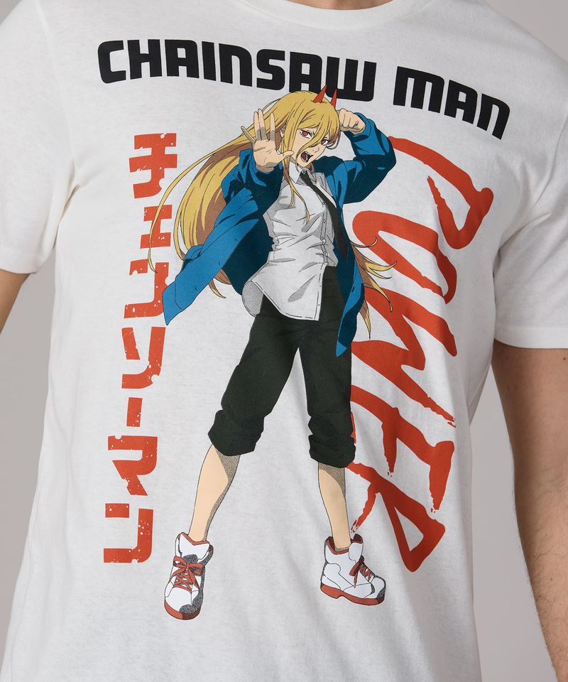 Playera de Licencia Chainsaw Man de  Caballero