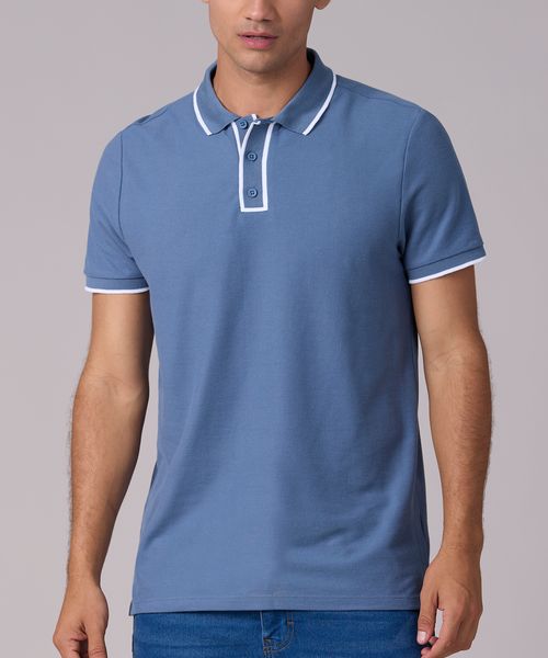 Playera Polo Manga Corta  de  Caballero