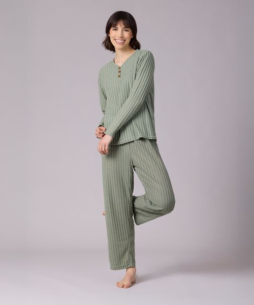 Set Pijama Pantalón y Playera  de  Dama