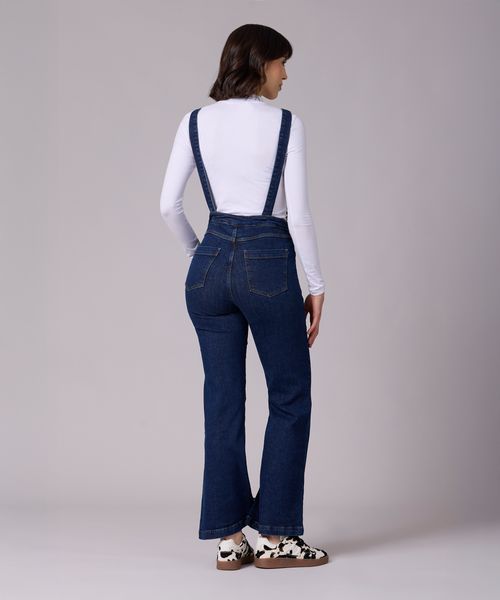 Overol Largo  de  Mezclilla Dama
