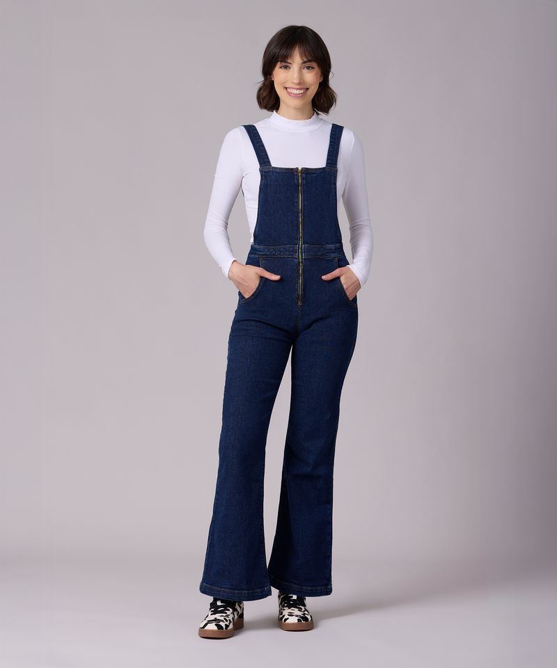 Overol Largo de Mezclilla Dama