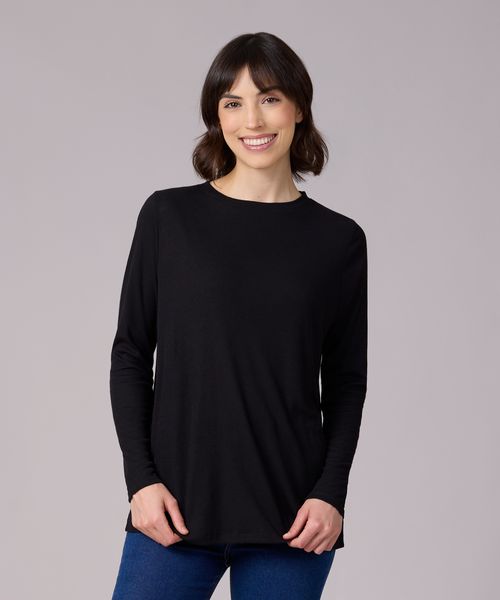 Playera Manga Larga  de  Dama