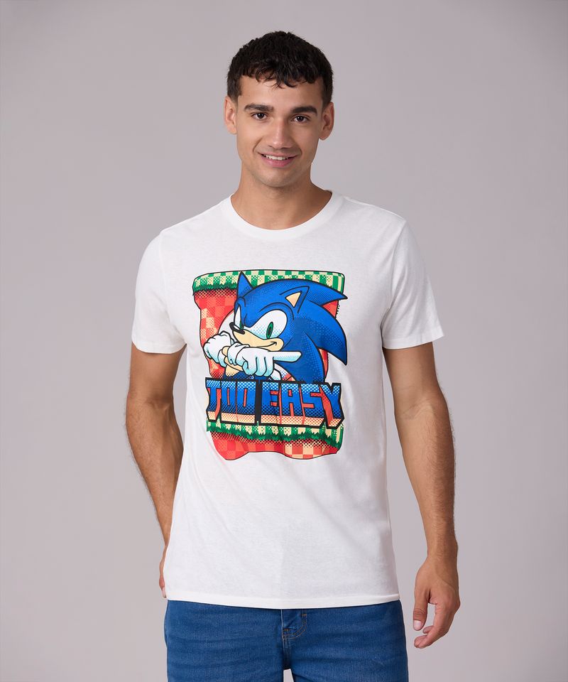 Playera de Licencia Sonic de Caballero