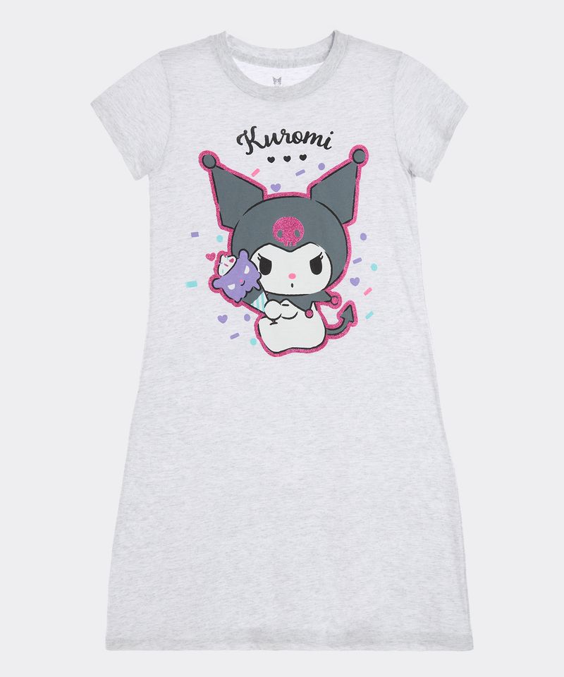 Camisón Manga Corta Kuromi de Niña Infantil