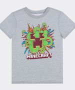 Playera de Licencia Minecraft de Niño Infantil