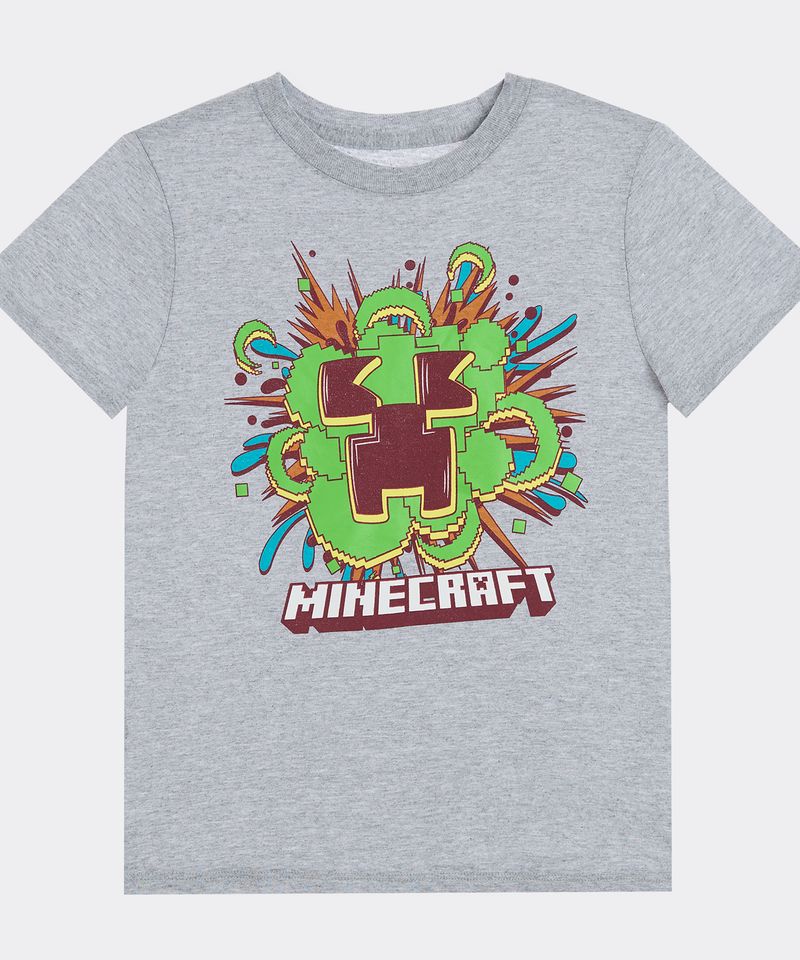 Playera de Licencia Minecraft de Niño Infantil