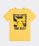 Playera de Licencia Pokemon de Niño Juvenil