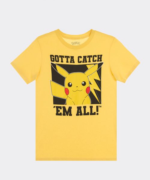 Playera de Licencia Pokemon de  Niño Juvenil