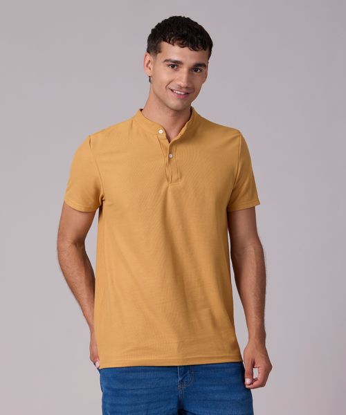 Playera Henley  de  Caballero