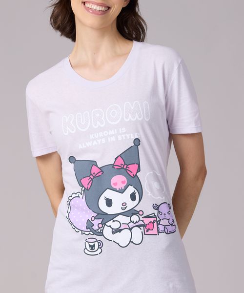 Playera de Licencia Kuromi de  Dama