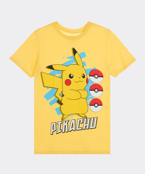 Playera de Licencia Pokemon de  Niño Juvenil