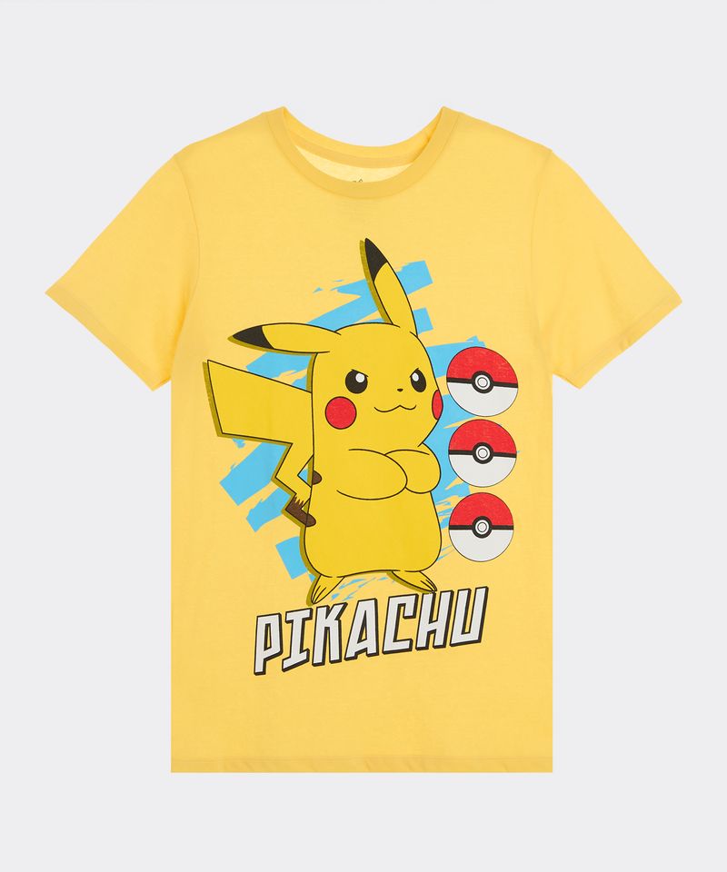 Playera de Licencia Pokemon de Niño Juvenil
