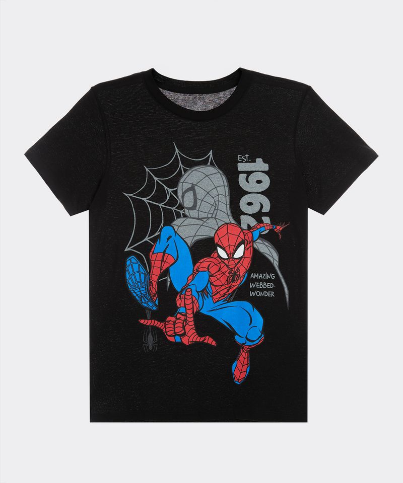 Playera de Licencia Spiderman de Niño Juvenil