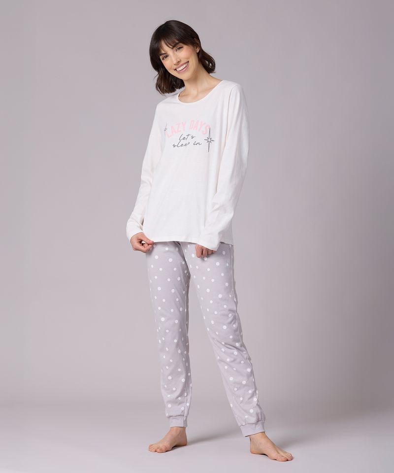 Set Pijama Pantalón y Playera de Dama
