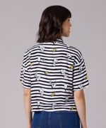 Blusa Manga Corta Snoopy de Dama