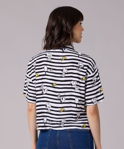 Blusa Manga Corta Snoopy de  Dama