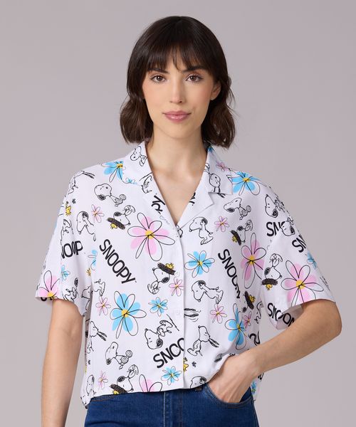 Blusa Manga Corta Snoopy de  Dama