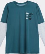 Playera Manga Larga  de  Niño Juvenil
