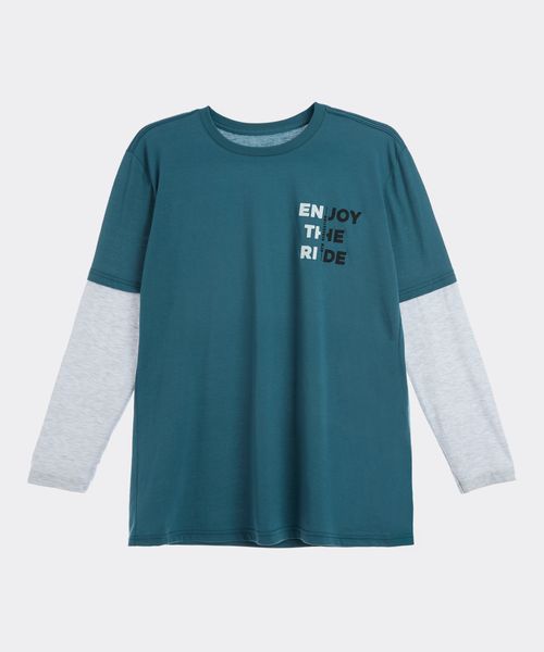 Playera Manga Larga  de  Niño Juvenil