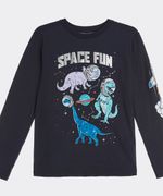 Playera Manga Larga  de  Niño Infantil