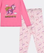 Set Pijama Pantalón y Playera  de  Niña Infantil