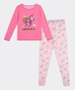Set Pijama Pantalón y Playera  de  Niña Infantil