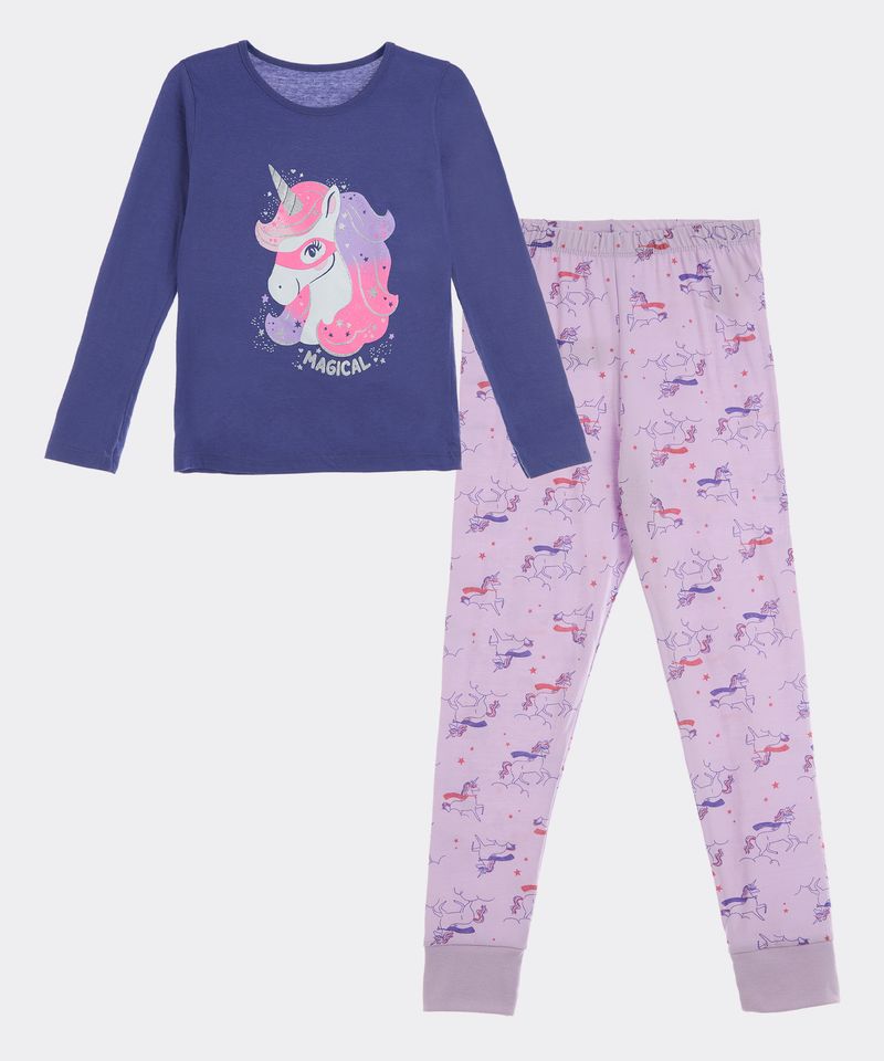 Set Pijama Pantalón y Playera  de  Niña Infantil