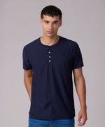 Playera Henley  de  Caballero