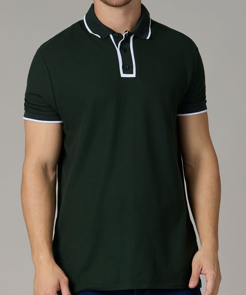 Playera Polo Manga Corta  de  Caballero