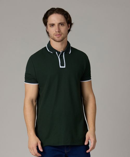 Playera Polo Manga Corta  de  Caballero