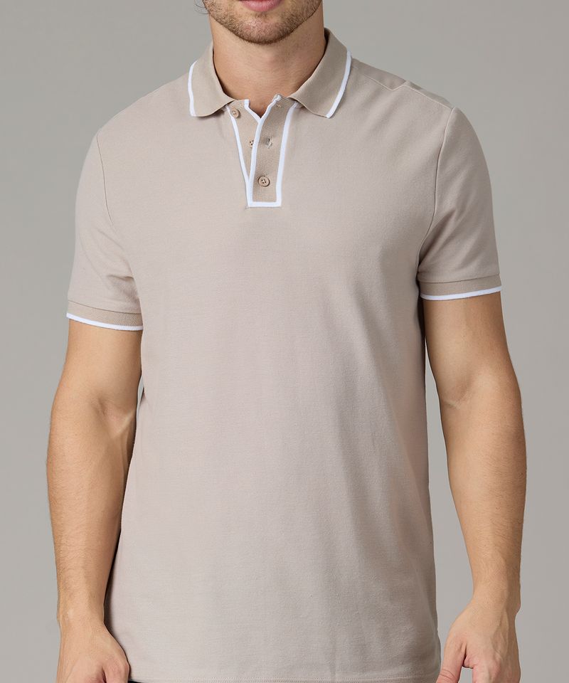 Playera Polo Manga Corta  de  Caballero