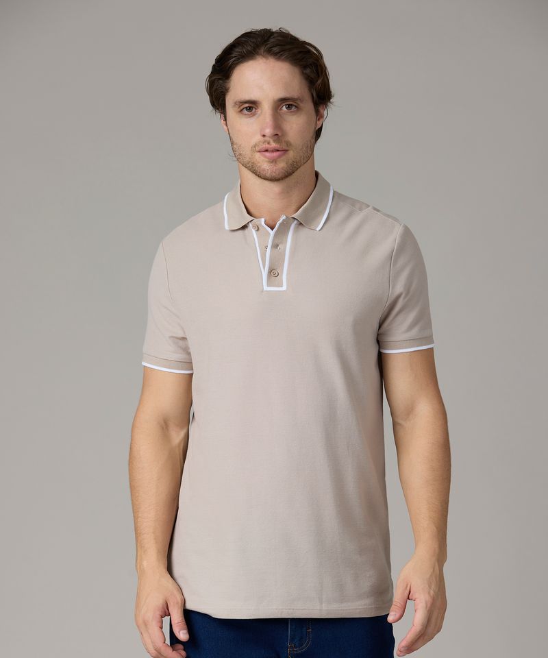 Playera Polo Manga Corta  de  Caballero