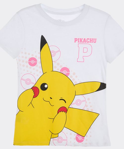 Playera de Licencia Pokemon de  Niña Infantil