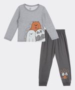 Set Pijama Pantalón y Playera We Bare Bears de  Bebo Años