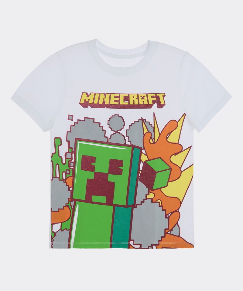 Playera de Licencia Minecraft de  Niño Infantil