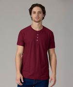 Playera Henley  de  Caballero